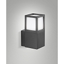 outdoor wall luminaire SMUK E27 IP54, dark grey