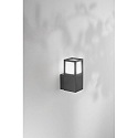 Fabas Luce outdoor wall luminaire SMUK E27 IP54, dark grey