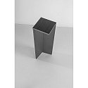 Fabas Luce solar bollard lamp FOLD with sensor IP54, dark grey