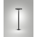 Fabas Luce solar bollard lamp PALMER with sensor IP54, dark grey