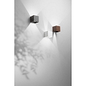 Fabas Luce outdoor wall luminaire CUBA IP54, corten