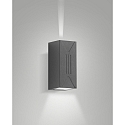 LED Au�enwandleuchte LULY, 6W, 3000K, 500lm, IK06, IP65, dunkelgrau