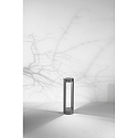 Fabas Luce bollard lamp NAGI IP65, dark grey
