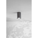 Fabas Luce outdoor ceiling luminaire MANU E27 IP54, dark grey