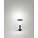 bollard lamp THIAGO 30 E27 IP65, dark grey