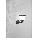 Fabas Luce Au�enwandleuchte LENA, E27, IK08, IP54, dunkelgrau