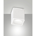 surface luminaire COIBA square IP20, satined, white