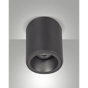 Deckenstrahler GUAMO �xH 9x9,5cm 1xGU10 IP20 r�ckversetzt, rund, schwarz
