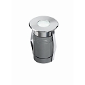 LED Boden-Einbauleuchte TULIP 2, IP67 IK08, � 5.5cm, 3W 3000K 152lm 30�,befahrbar bis 1.7t, Edelstahl 316L / Hartglas