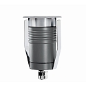 Fabas Luce LED Boden-Einbauleuchte APACHE 2, IP67 IK08, 6.6 x 6.6cm, 6.5W 3000K 409lm 32�,befahrbar bis 0.78t, Edelstahl 316L / Hartglas