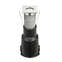 Fabas Luce LED Boden-Einbauleuchte APACHE 2, IP67 IK08, 6.6 x 6.6cm, 6.5W 3000K 409lm 32�,befahrbar bis 0.78t, Edelstahl 316L / Hartglas