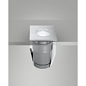 Fabas Luce LED Boden-Einbauleuchte APACHE 2, IP67 IK08, 6.6 x 6.6cm, 6.5W 3000K 409lm 32�,befahrbar bis 0.78t, Edelstahl 316L / Hartglas