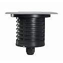 Fabas Luce LED Boden-Einbauleuchte WAKO 2, IP67 IK09, 11.6 x 11.6cm, 7.8W 3000K 653lm 40�,befahrbar bis 2.5t, Edelstahl 316L / Hartglas