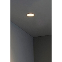Faro ceiling recessed luminaire FRESH GU10 IP20, gold matt