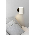 Faro wall luminaire GUADALUPE E27 IP20, beige, black matt 