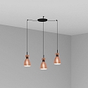 Faro Pendelleuchte RETRO 3xE14, IP20, kupfer, matt