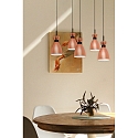 Faro Pendelleuchte RETRO 5xE14, IP20, kupfer, matt