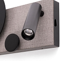 Faro wall luminaire KLEE LED IP20, grey 