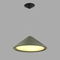Faro pendant luminaire SAIGON IN 3 flames E27 IP20, olive green, black matt 