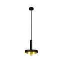 pendant luminaire WHIZZ E27 IP20, gold, black 
