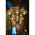 Faro Pendelleuchte WHIZZ E27, IP20, gold, schwarz