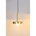 Faro Pendelleuchte WHIZZ E27, IP20, gold, schwarz