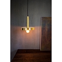 Faro Pendelleuchte WHIZZ E27, IP20, gold, schwarz