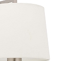 wall luminaire FRAME E27 IP20, beige, nickel matt 