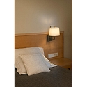 Faro wall luminaire FRAME E27 IP20, beige, antique gold 