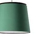 Faro pendant luminaire SAVOY E27 IP20, green, black 