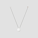 Faro pendant luminaire MINE E27 IP20, white matt 