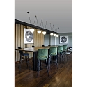 Faro pendant luminaire MINE 4 flames E27 IP20, dark grey 