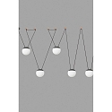 Faro pendant luminaire MINE 5 flames E27 IP20, dark grey 