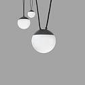 Faro pendant luminaire MINE E27 IP20, dark grey 