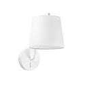 Wandleuchte BERNI E27, IP20, wei� matt