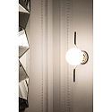 Faro wall luminaire LE LED IP20, glossy, gold 