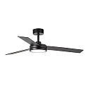Faro LED Ventilator BARTH, 24W, 2700/4350/6500K, 1300lm, IP20, schwarz