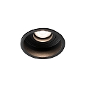ceiling recessed luminaire HYDE R GU10 IP20, black matt 