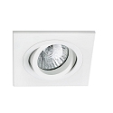 ceiling recessed luminaire RADON SQ GU10 IP20, white matt 
