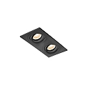 ceiling recessed luminaire RADON RCT 2 flames GU10 IP20, black matt 