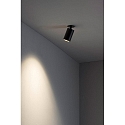 Faro Halbeinbau-Richtstrahler STAN, 1xGU10, IP20, 100-240V, dreh- und schwenkbar, schwarz matt