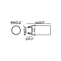 Faro Halbeinbau-Richtstrahler STAN, 1xGU10, IP20, 100-240V, dreh- und schwenkbar, schwarz matt