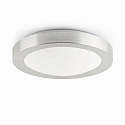 bath luminaire LOGOS E27 IP44, grey, nickel satined 