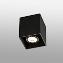 Faro ceiling luminaire TECTO GU10 IP20, black matt 