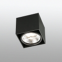ceiling luminaire TECTO G53 IP20, black matt 