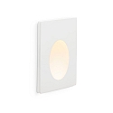 wall recessed luminaire PLAS LED IP20, white matt 