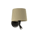 wall luminaire SAMBA E27 IP20, green, black matt 