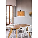 Faro pendant luminaire MAMBO E27 IP20, black matt 