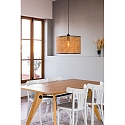 Faro pendant luminaire MAMBO E27 IP20, black matt 