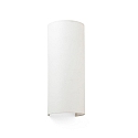 Wandleuchte COTTON R 2xE27, IP20, vertikal, halbrund, beige